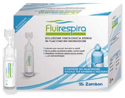 FLUIRESPIRA SOLUZIONE FISIOLOGICA STERILE 30 FLACONCINI MONODOSE DA 5ML - doctorpill.it