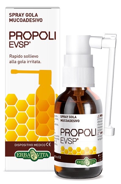 PROPOLI EVSP SPRAY GOLA MUCOADESIVO SENZA ALCOL 20ML - doctorpill.it