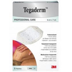 TEGADERM MEDICAZIONE IMPERMEABILE TRASPARENTE 5 PEZZI 6X7 CM - doctorpill.it