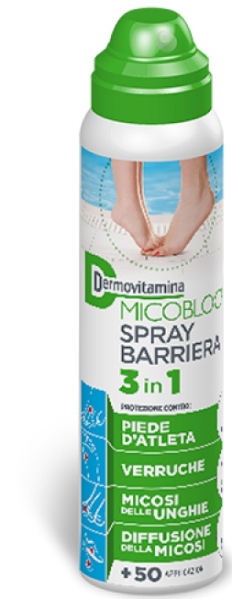 DERMOVITAMINA MICOBLOCK SPRAY BARRIERA 3 IN 1 PIEDE D'ATLETA 100 ML - doctorpill.it