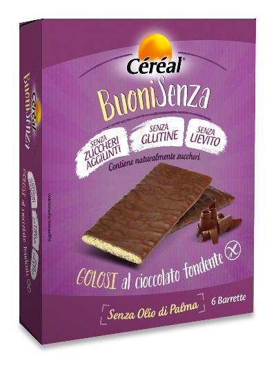 CEREAL BUONI SENZA GOLOSI CIOCCOLATO FONDENTE 6 X 17 G - doctorpill.it