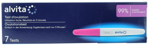 TEST DI OVULAZIONE ALVITA 7 PEZZI - doctorpill.it