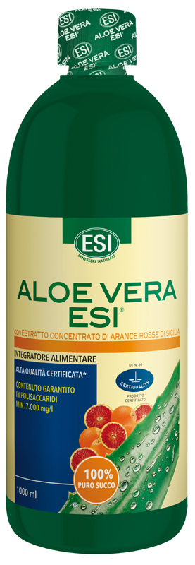 ESI ALOE SUCCO ARANCIA ROSSA 1000 ML - doctorpill.it