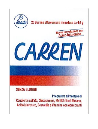 CARREN 20 BUSTINE EFFERVESCENTI MONODOSE DA 4,6 G L'UNA - doctorpill.it