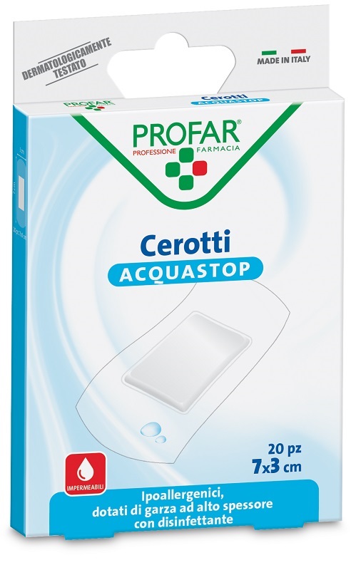 CEROTTO ACQUASTOP GRANDI 7X3 CM PROFAR 20 PEZZI - doctorpill.it