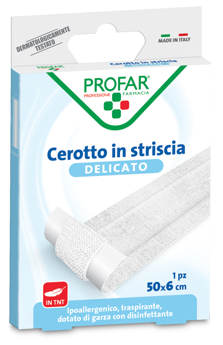 CEROTTO TESSUTO NON TESSUTO DELICATO 1 STRISCIA 50X6 CM PROFAR - doctorpill.it