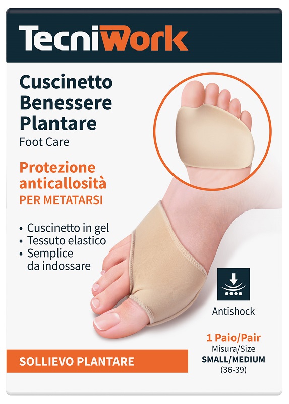 BENESSERE PLANTARE CUSCINETTO SMALL/MEDIUM 1 PAIO - doctorpill.it