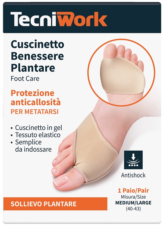 BENESSERE PLANTARE CUSCINETTO MEDIUM/LARGE 1 PAIO - doctorpill.it
