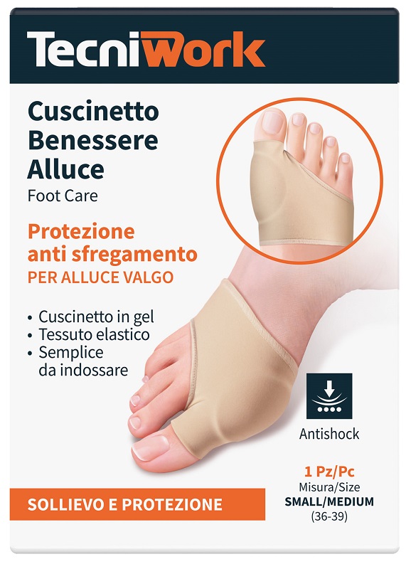 BENESSERE ALLUCE CUSCINETTO SMALL/MEDIUM 1 PEZZO - doctorpill.it