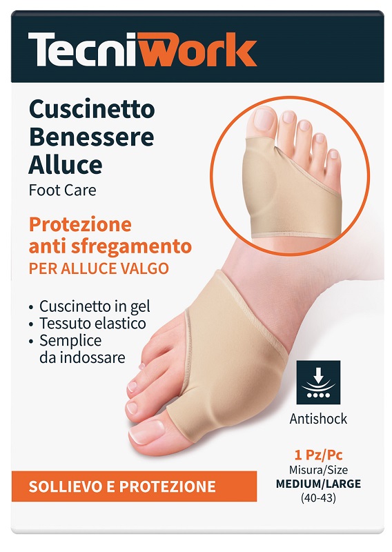 BENESSERE ALLUCE CUSCINETTO MEDIUM/LARGE 1 PEZZO - doctorpill.it