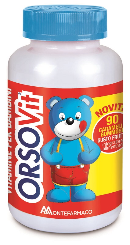 ORSOVIT CARAMELLE GOMMOSE 90 PEZZI - doctorpill.it