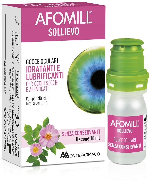 AFOMILL SOLLIEVO GOCCE OCULARI SOLLIEVO OCCHI 10 ML - doctorpill.it