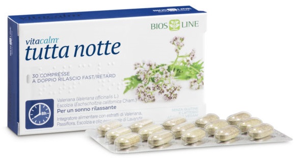 VITACALM TUTTA NOTTE FAST/RETARD 30 COMPRESSE - doctorpill.it