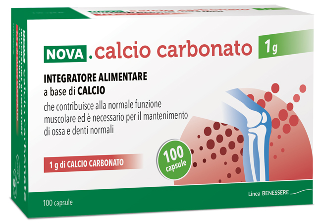 NOVA CALCIO CARBONATO 1 G 100 CAPSULE - doctorpill.it