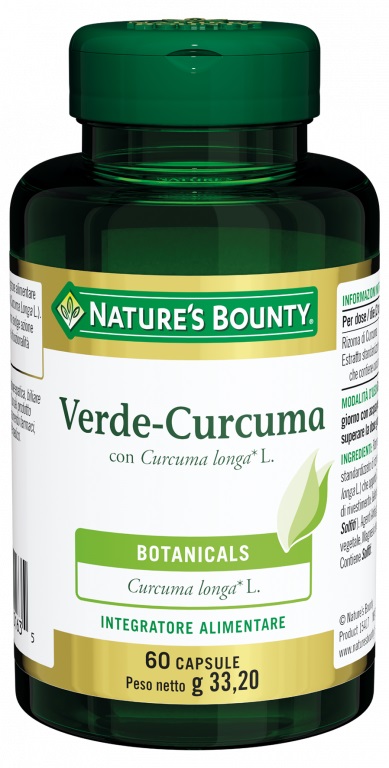 VERDE CURCUMA 60 CAPSULE 33,2 G - doctorpill.it