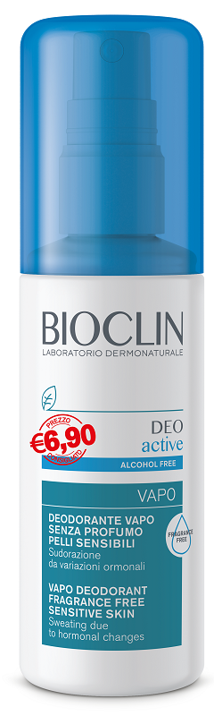 BIOCLIN DEO ACTIVE VAPO SENZA PROFUMO E SENZA ALCOOL PER PELLI SENSIBILI PROMO 100 ML - doctorpill.it