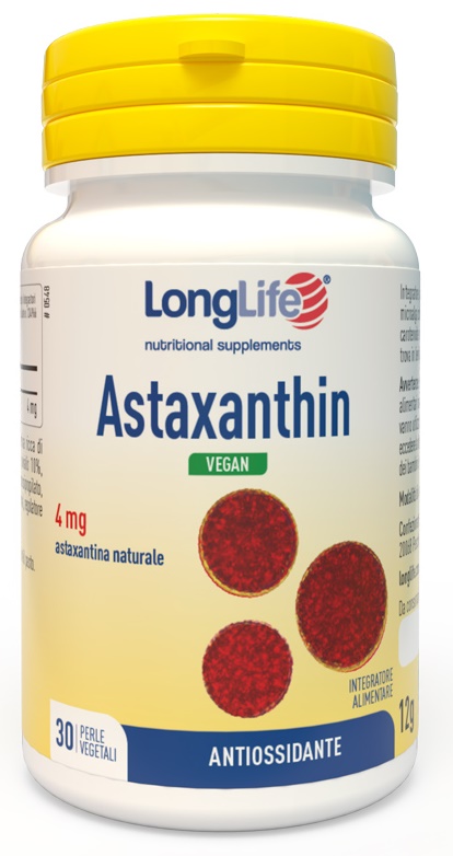 LONGLIFE ASTAXANTHIN 30 PERLE VEGETALI - doctorpill.it