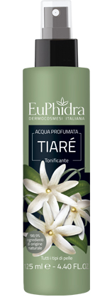 EUPHIDRA ACQUA PROFUMATA TIARE' IN FLACONE CON ETICHETTA POMPA SPRAY - doctorpill.it