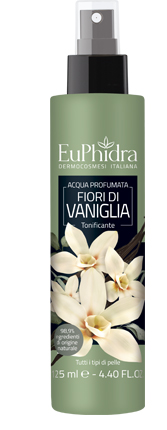 EUPHIDRA ACQUA PROFUMATA VANIGLIA IN FLACONE CON ETICHETTA POMPA SPRAY - doctorpill.it