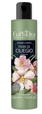 EUPHIDRA CREMA CORPO IDRATANTE CILIEGIO IN FLACONE CON ETICHETTA - doctorpill.it
