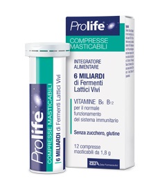 PROLIFE COMPRESSE MASTICABILI INTEGRATORE ALIMENTARE IN TUBETTO CON ASTUCCIO - doctorpill.it