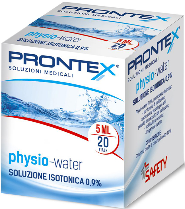 SOLUZIONE FISIOLOGICA PRONTEX PHYSIO ISOTONIC 20 FIALE DA 5 ML - doctorpill.it