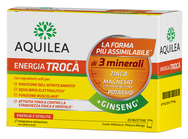 AQUILEA ENERGIA TROCA'+GINSENG 20 BUSTINE - doctorpill.it