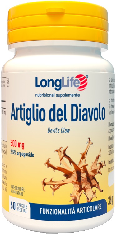 LONGLIFE ARTIGLIO DEL DIAVOLO 2% 60 CAPSULE - doctorpill.it