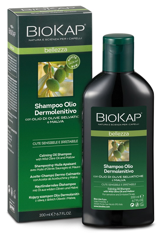 BIOKAP BELLEZZA SHAMPOO OLIO DERMOLENITIVO 200 ML BIOSLINE - doctorpill.it