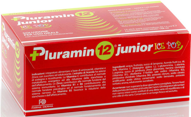 PLURAMIN12 JUNIOR 14 STICK PACK DA 12 ML - doctorpill.it
