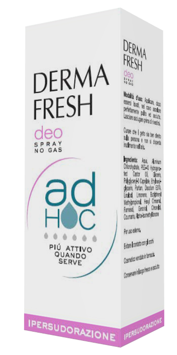 DERMAFRESH DEO SPRAY NO GAS AD HOC IPERSUDORAZIONE DEODORANTE 100 ML - doctorpill.it