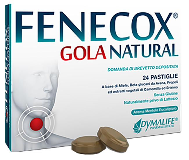 FENECOX GOLA NATURAL MENTOLO EUCALIPTO 36 PASTIGLIE - doctorpill.it