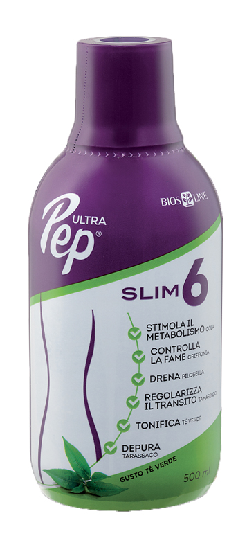 ULTRA PEP SLIM 6 TE' VERDE 500 ML BIOSLINE - doctorpill.it