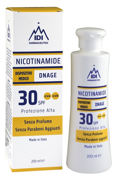 NICOTINAMIDE DNAGE 30SPF PROTEZIONE ALTA 200 ML - doctorpill.it