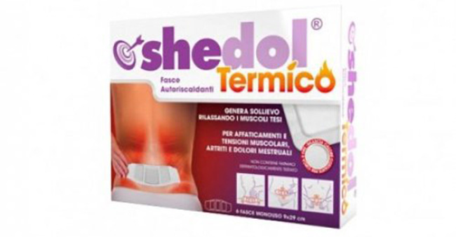 FASCIA AUTORISCALDANTE SHEDOL TERMICO 6 PEZZI - doctorpill.it