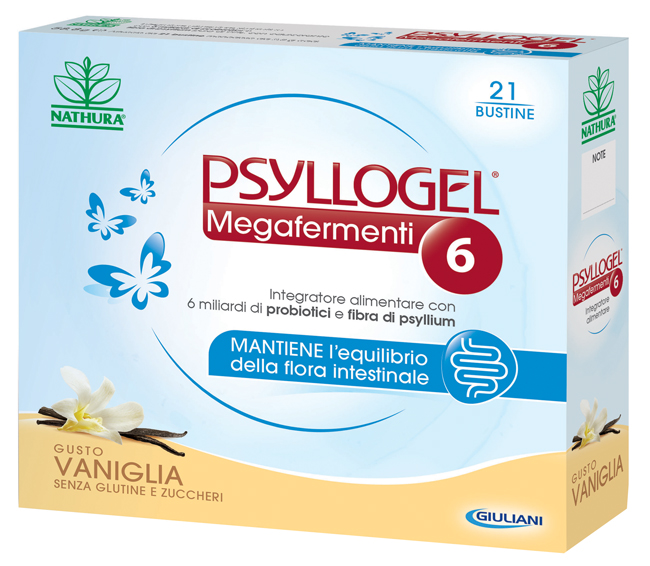 PSYLLOGEL MEGAFERMENTI 6 VANIGLIA 21 BUSTINE - doctorpill.it