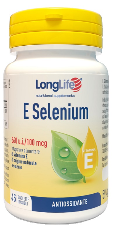 LONGLIFE E SELENIUM 45 TAVOLETTE - doctorpill.it