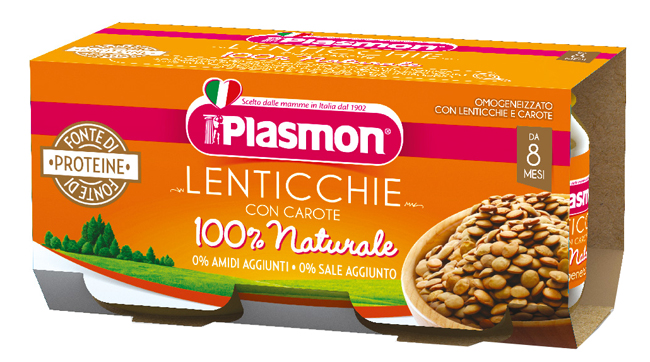 PLASMON OMOGENEIZZATO LENTICCHIE 2 X 80 G - doctorpill.it