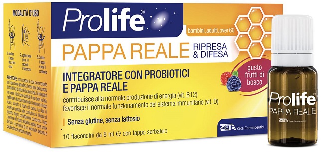 PROLIFE PAPPA REALE 10 FLACONI DA 8 ML - doctorpill.it