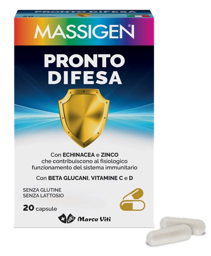 MASSIGEN PRONTO DIFESA 20 CAPSULE - doctorpill.it