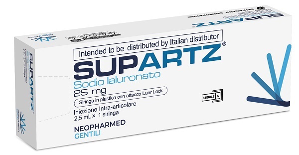 SIRINGA PRERIEMPITA INTRA-ARTICOLARE SUPARTZ ACIDO IALURONICO 25 MG 2,5 ML 1 PEZZO - doctorpill.it