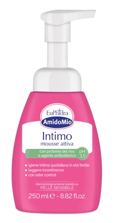 EUPHIDRA AMIDOMIO INTIMO MOUSSE ATTIVA PH 3,5 250 ML - doctorpill.it