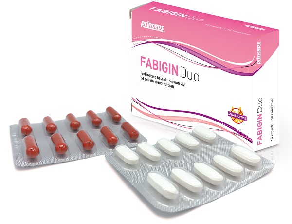 FABIGIN DUO 10 CAPSULE 10 COMPRESSE - doctorpill.it