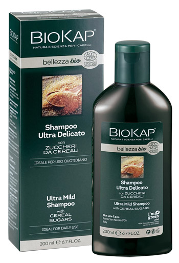 BIOKAP BELLEZZA BIO SHAMPOO ULTRA DELICATO COSMOS ECOCERT 200 ML BIOSLINE - doctorpill.it