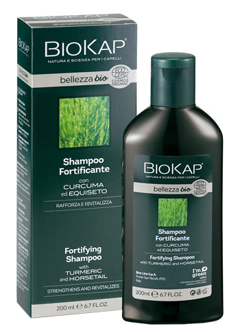 BIOKAP BELLEZZA BIO SHAMPOO FORTIFICANTE COSMOS ECOCERT 200 ML BIOSLINE - doctorpill.it