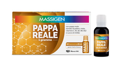 MASSIGEN PAPPA REALE 10 FLACONI DA 25 ML - doctorpill.it