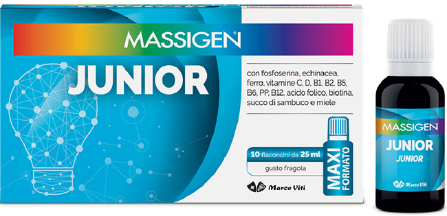 MASSIGEN JUNIOR 10 FLACONI DA 25 ML - doctorpill.it