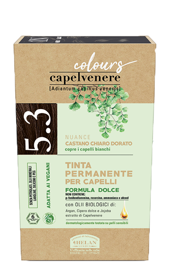 CAPELVENERE COLOURS TINTA CAPELLI 5,3N CASTANO CHIARO DORATO - doctorpill.it