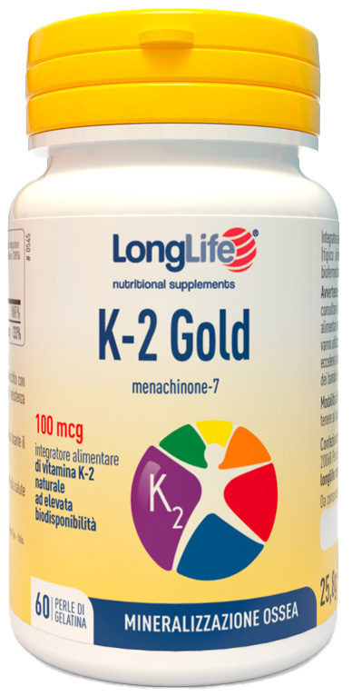LONGLIFE K-2 GOLD 60 PERLE - doctorpill.it