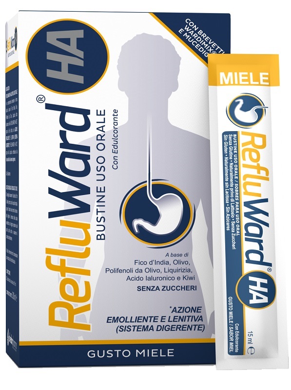 REFLUWARD HA 20 STICK X 15 ML GUSTO MIELE - doctorpill.it